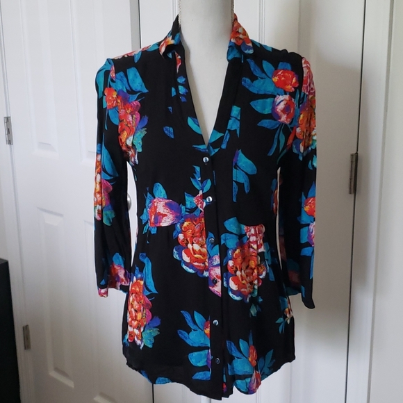 Anthropologie Tops - Anthropologie Maeve 3/4 sleeve sz 8